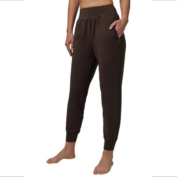 Spiritual Gangster warm core jogger pants chocolate brown active yoga new Small - Picture 1 of 6